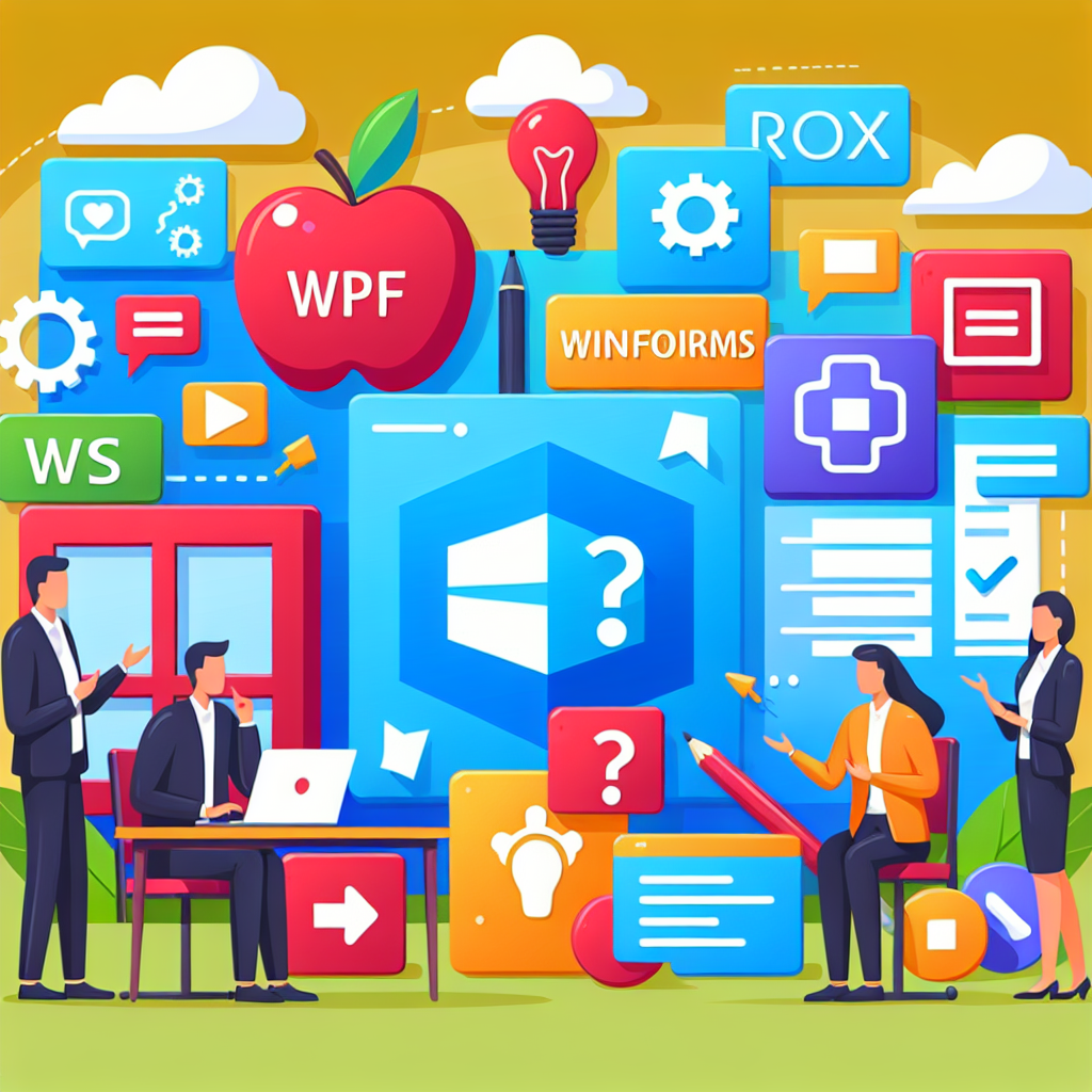 WPF vs WinForms: 2023년 데스크톱 앱 개발 선택 가이드